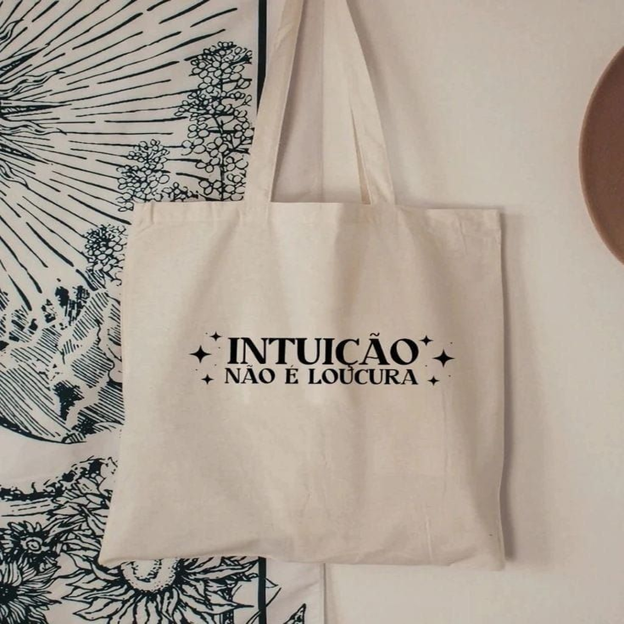 Ecobag Personalizada "INTUIÇÃO NÃO É LOUCURA”